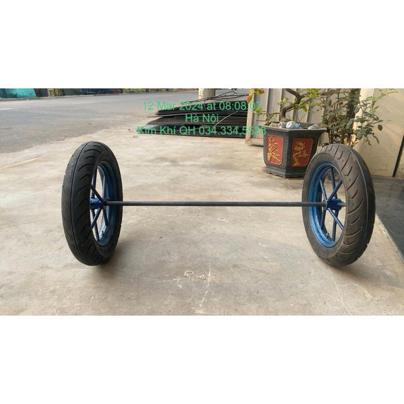 Bộ 2 Bánh xe rùa kèm trục sắt đặc phi 18 | Shopee Việt Nam