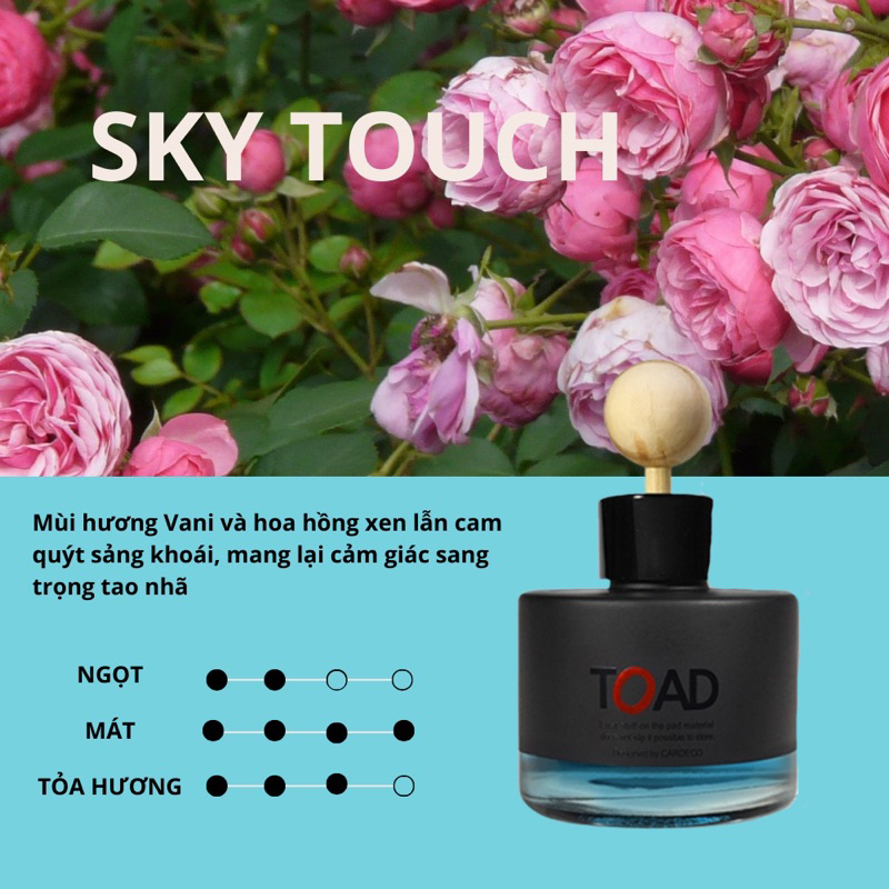 Nước Hoa Ô Tô Cao Cấp TOAD Nước Hoa Khử Mùi Xe Hơi Tinh Dầu Thiên Nhiên Thiết Kế Sang Trọng Mùi Hương Thanh Lịch