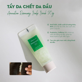 (Hàng Công TY) Tẩy Tế Bào Chết Cho Da Đầu Aromatica Rosemary Scalp Scrub 165g Duduhouse