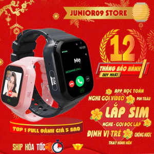 Đồng hồ thông minh Định vị Trẻ em Lắp sim Nghe gọi Video Call Chống nước cho bé trai bé gái JUNIOR09 WATCH KID MINI-LUX