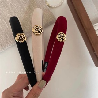 Cài tóc nữ nụ hoa trà cỡ nhỏ phong cách thời trang Hàn Quốc retro