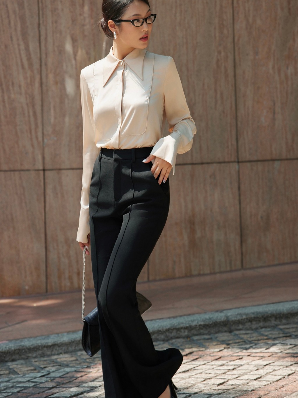 Ảnh Quần loe mí li HUONG BOUTIQUE HBQ122 1