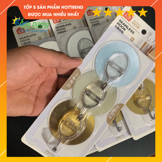 Combo 3 móc dán tường tròn siêu chắc chắn - móc treo tường, móc chịu lực