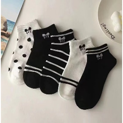 Tất Vớ Nữ, Tất Hoạt Hình, Tất Cổ Ngắn, Chất Liệu Cotton,Co Giãn 4 Chiều, Khử Mùi Kháng Khuẩn
