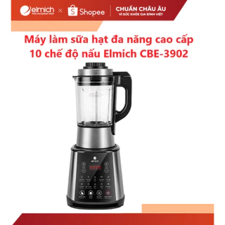 [Mã ELBSJBP03 giảm 12% đơn 500K] Máy làm sữa hạt đa năng cao cấp 10 chế độ nấu Elmich CBE-3902