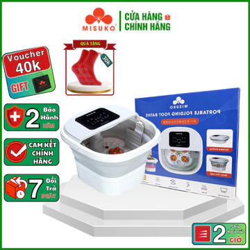 Bồn ngâm chân massage MISUKO FB- 91, Bồn ngâm chân tự động massage làm nóng nước