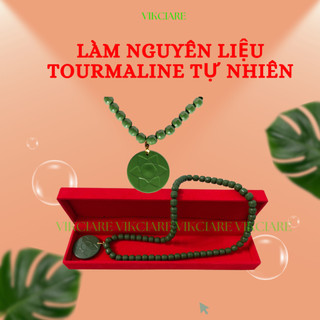 [QUÀ TẶNG] Vòng Cổ Đá Tourmaline Làm Ấm Cơ Thể, Vòng Đá Phát Ion Âm, Hồng Ngoại Xa
