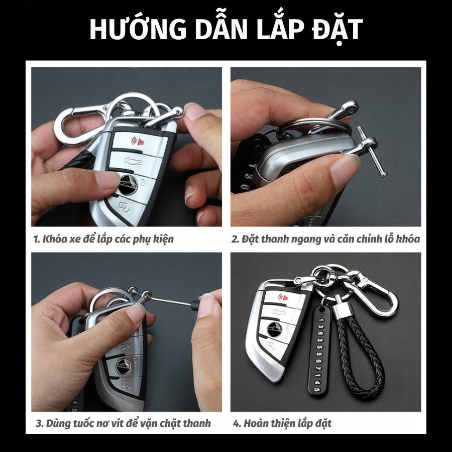 Ảnh Móc Chìa Khóa Gắn Số Điện Thoại Cleacco – Boro Sport | Mẫu Mới 2025 | Chống Thất Lạc Thông Minh – Tiện Dụng 3