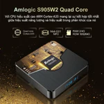 TV BOX X98 Plus 2026 RAM 4GB Bộ nhớ 32GB Điều Khiển Giọng Nói Bảo Hành Chính Hãng 1 Năm Cài Sẵn Ứng Dụng — ảnh 3