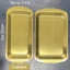 Dụng Cụ Inox Mạ Vàng Khay Inox Bát Khay Chữ Nhật, Hũ Đựng Bông Đựng Dụng Cụ. Dùng Trong Thẩm Mỹ Y Tế,