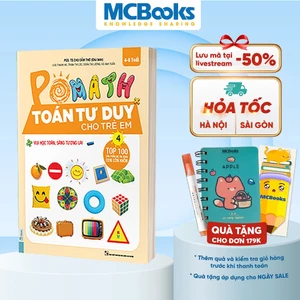 Sách - Pomath - Toán tư duy cho trẻ em - Tập 4 - TKBooks