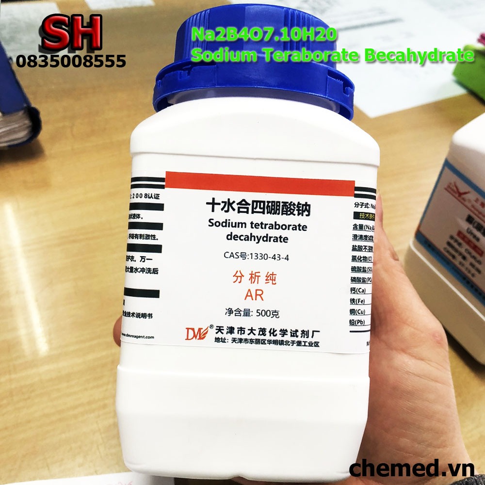 Na2B4O7.10H2O - Sodium Tetraborate Decahydrate hóa chất thí nghiệm ...