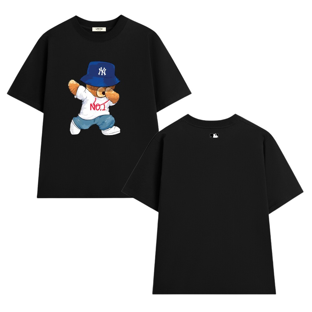 [VẢI 250 GSM] Áo Thun Gấu Giơ Tay NO1 Form Unisex Unim Store Vải Cotton 100% Cao Cấp Nhiều Màu - AP230