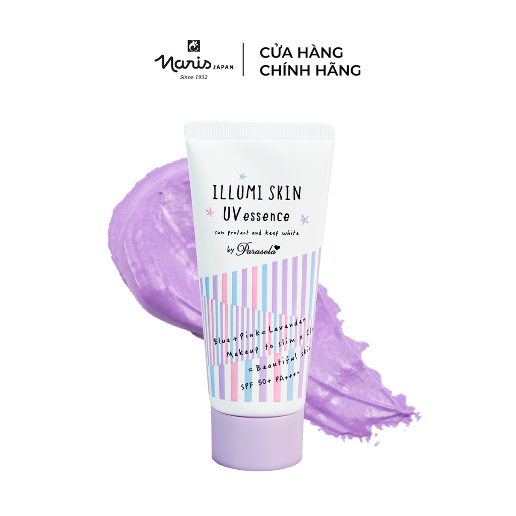 Ảnh Kem chống nắng dưỡng da nâng tông dạng gel Naris Parasola Illumi Skin UV Essence, UV 2-sao SPF50+ PA++++ 80g 1
