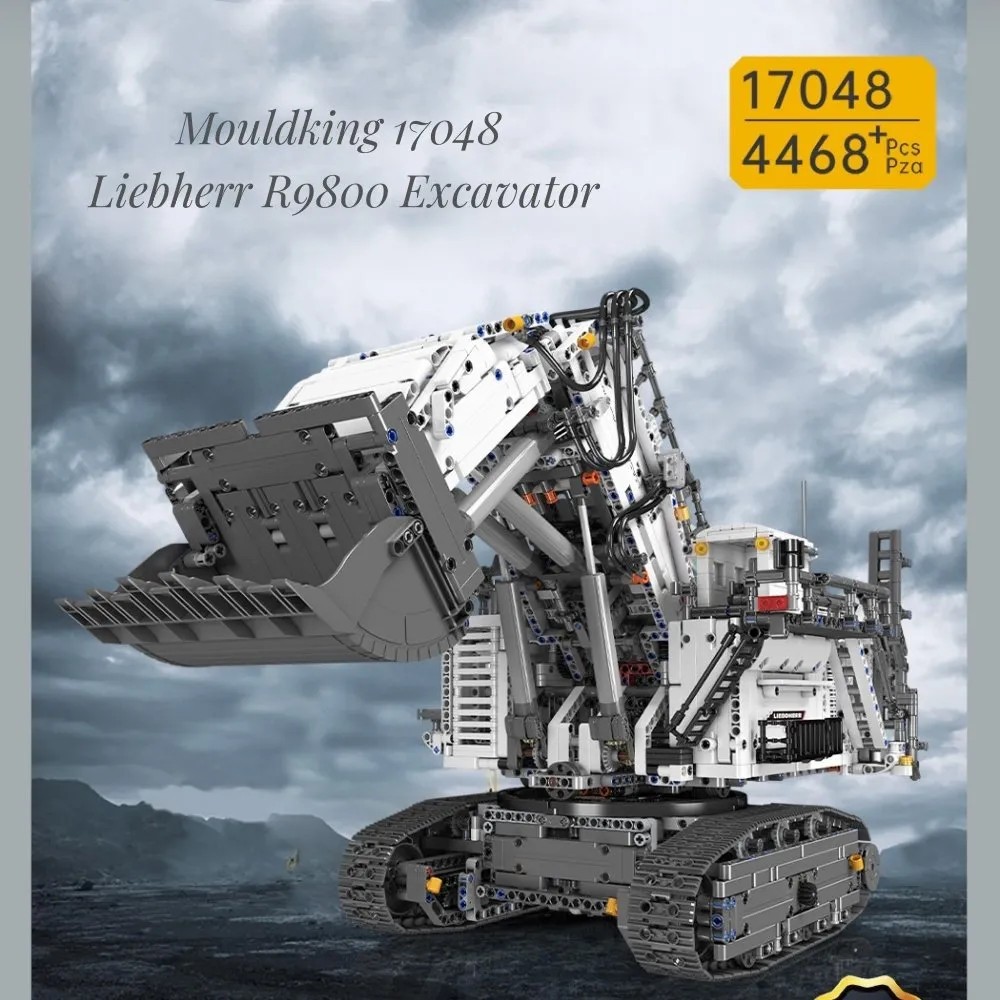 Đồ chơi lắp ráp mô hình Máy xúc Mould King 17048 Liebherr R 9800
