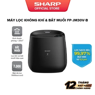 Máy Lọc Không Khí Và Bắt Muỗi Sharp FP-JM30V-B Hàng Thái Lan