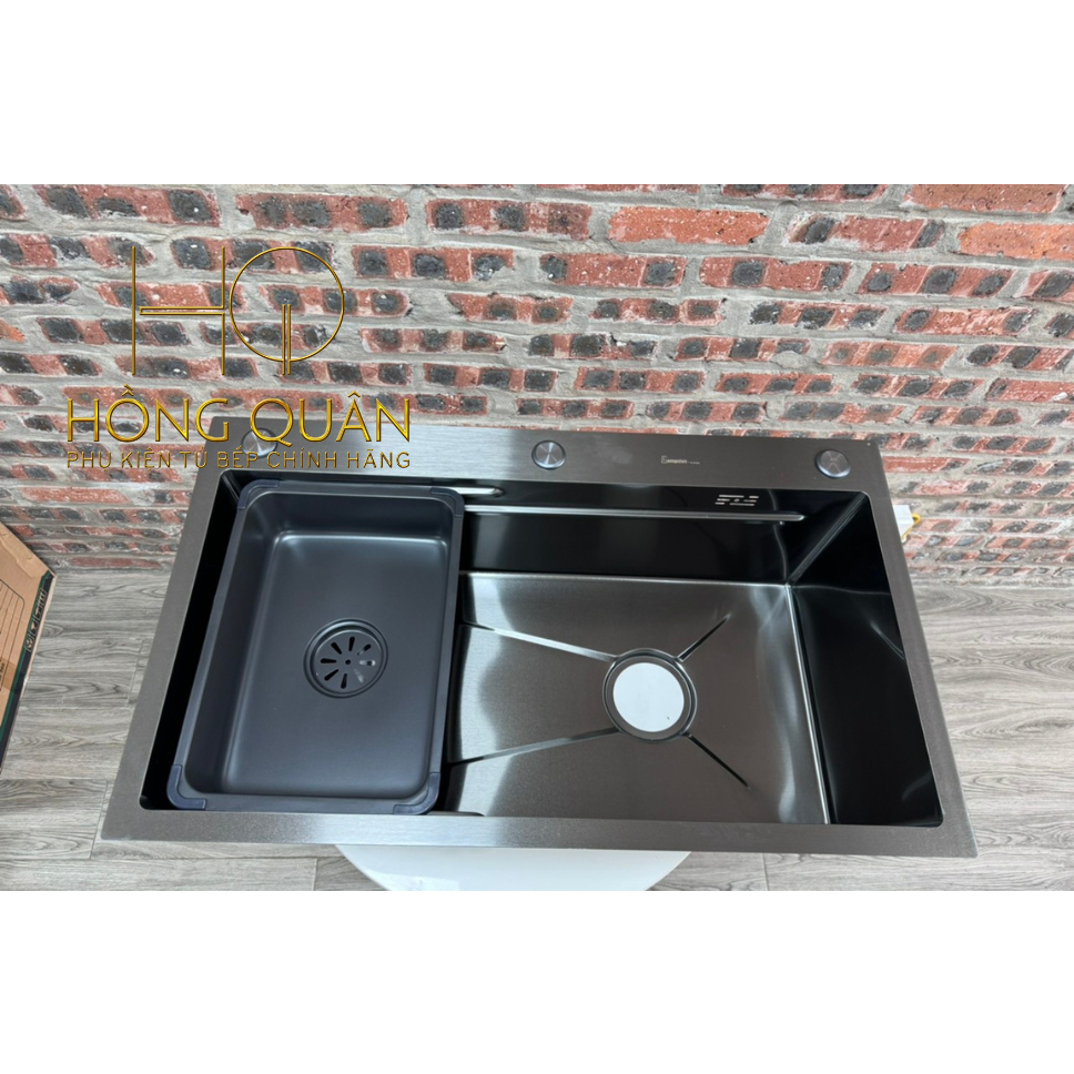 Chậu rửa bát 1 hố inox 304 cao cấp, Bồn rửa chén 1 ngăn inox 304 CHÍNH ...