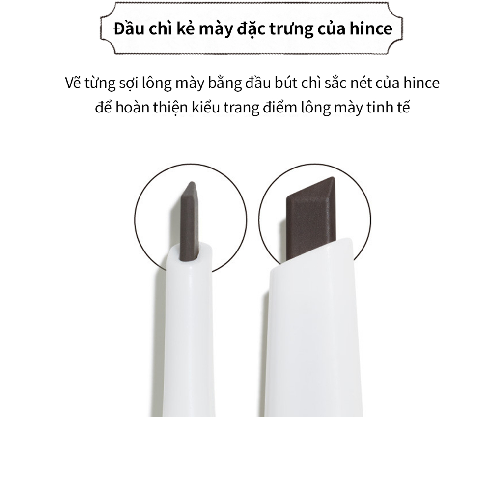Ảnh Chì kẻ mày hince Signature Brow Pencil( Có kèm theo lõi thay thế) 0.2G 4