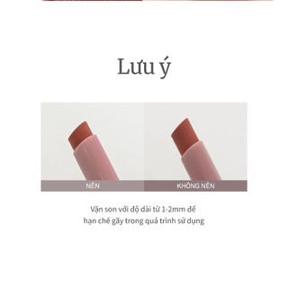 Son thỏi lì lâu trôi không khô môi hince Slim Stick Melting Matte 1.6g
