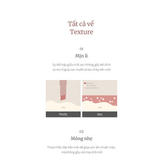 Son thỏi lì lâu trôi không khô môi hince Slim Stick Melting Matte 1.6g