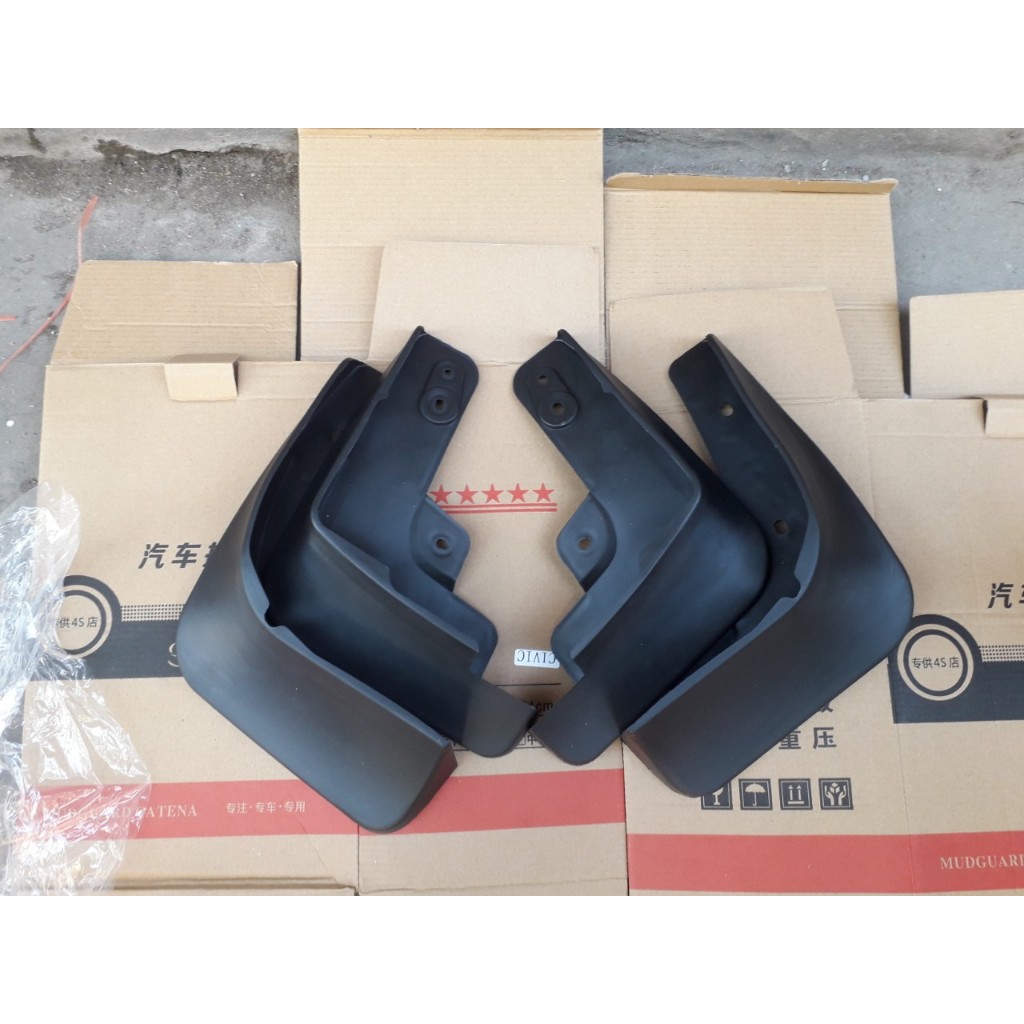 Chắn bùn bánh ô tô Mazda Cx8 2018-2022 bộ chắn bùn 4 bánh xe, Nhựa dẻo bền bỉ