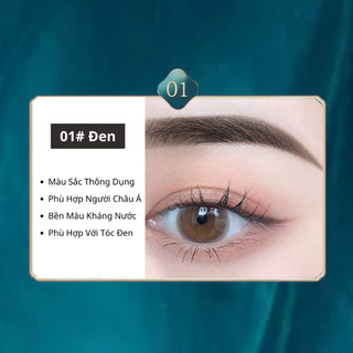 Bút Chì Kẻ Lông Mày 2 Đầu Màu Tự Nhiên Lâu Trôi Không Thấm Nước 1G Kelvsi