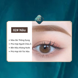 Bút Chì Kẻ Lông Mày 2 Đầu Màu Tự Nhiên Lâu Trôi Không Thấm Nước 1G Kelvsi