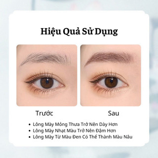 Bút Chì Kẻ Lông Mày 2 Đầu Màu Tự Nhiên Lâu Trôi Không Thấm Nước 1G Kelvsi