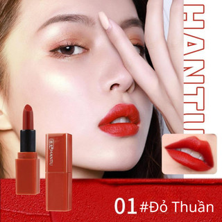 Son Thỏi Lì Hantu Bền Màu Mềm Mịn Môi Chống Thấm Nước Dưỡng Ẩm Môi Không Khô