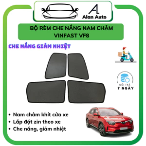 Rèm che nắng ô tô Vinfast VF8 , che nắng hút nam châm theo xe, bộ 4 cánh. Hàng loại tốt