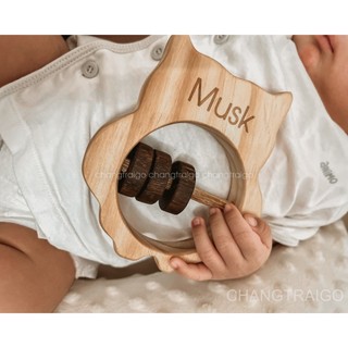 Đồ chơi lục lạc bằng gỗ Montessori dành cho em bé – Đồ chơi gỗ Chàng Trai Gỗ
