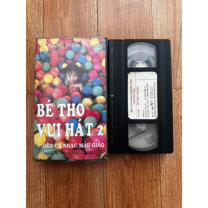 BĂNG VHS Ca Nhạc Thiếu Nhi ( BÉ THƠ VUI HÁT 2 ) 80.000vnđ | Shopee Việt Nam