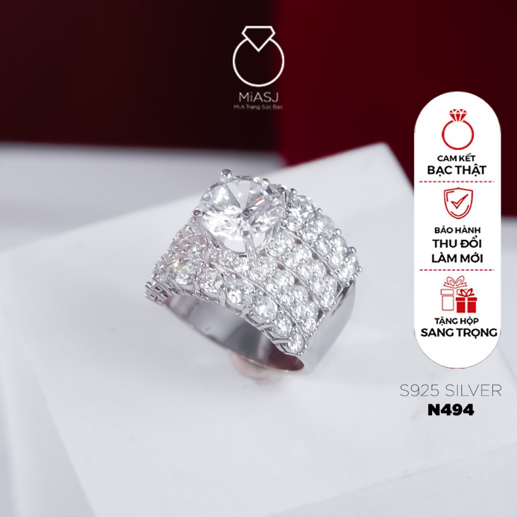 925 Silver Ring by Mi.A Trang sức bạc | MIASJ