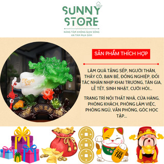 Tượng bắp cải, Bắp cải phong thuỷ, Cải thảo, Tượng phong thủy, Decor Trang trí nhà cửa, Quà tặng ý nghĩa - SUNNY