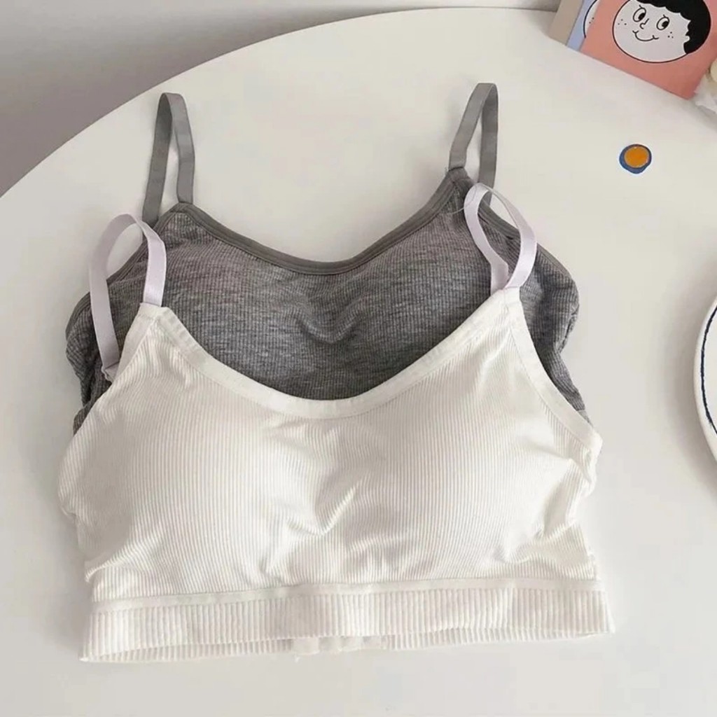 Áo bra chữ U, Áo bra nữ có đệm mút ngực hở lưng chữ U hở lưng chất cotton