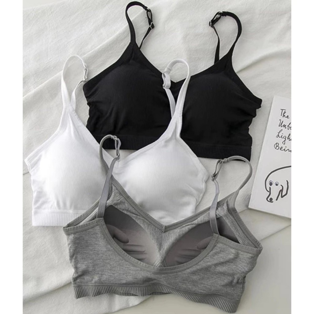 Áo bra chữ U, Áo bra nữ có đệm mút ngực hở lưng chữ U hở lưng chất cotton