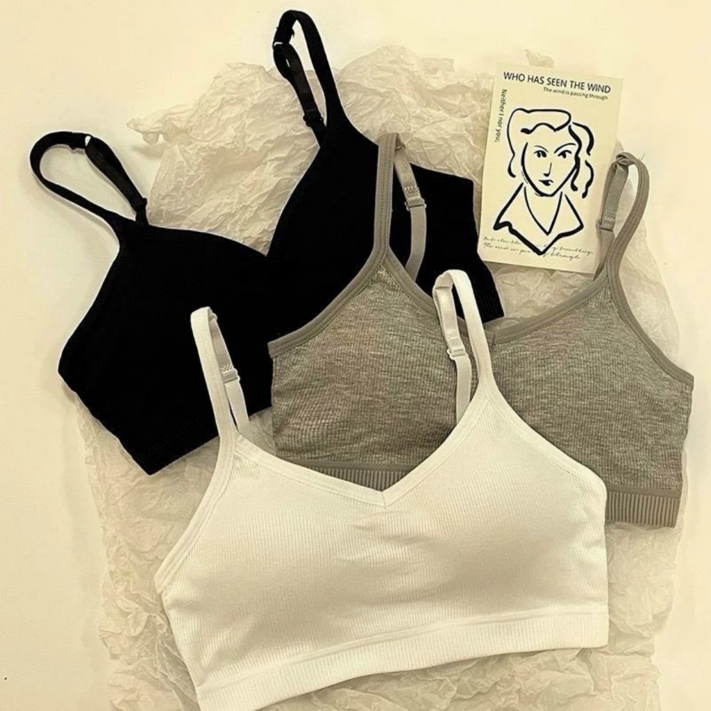 Áo bra chữ U, Áo bra nữ có đệm mút ngực hở lưng chữ U hở lưng chất cotton
