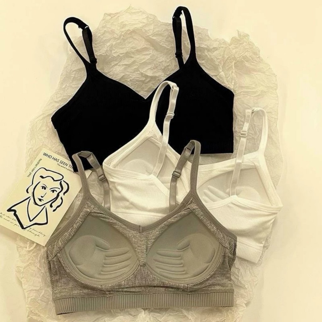 Áo bra chữ U, Áo bra nữ có đệm mút ngực hở lưng chữ U hở lưng chất cotton
