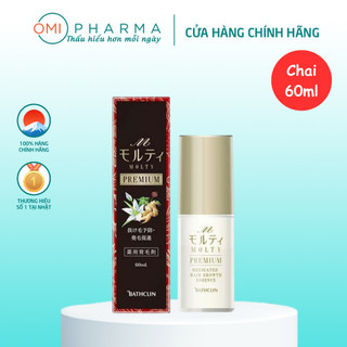 [DATE 12/9/2026] Xịt Dưỡng Cao Cấp Ngăn Ngừa Tóc Gãy Rụng Dành Cho Nữ Bathclin Molty Nhật Bản (Chai 60ml)