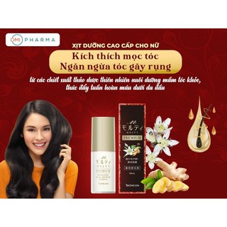 [DATE 12/9/2026] Xịt Dưỡng Cao Cấp Ngăn Ngừa Tóc Gãy Rụng Dành Cho Nữ Bathclin Molty Nhật Bản (Chai 60ml)