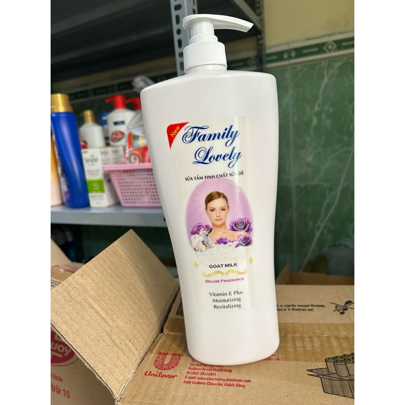 Sữa Tắm Trắng Da Familiar Tinh Chất Sữa Dê chai 1000ml
