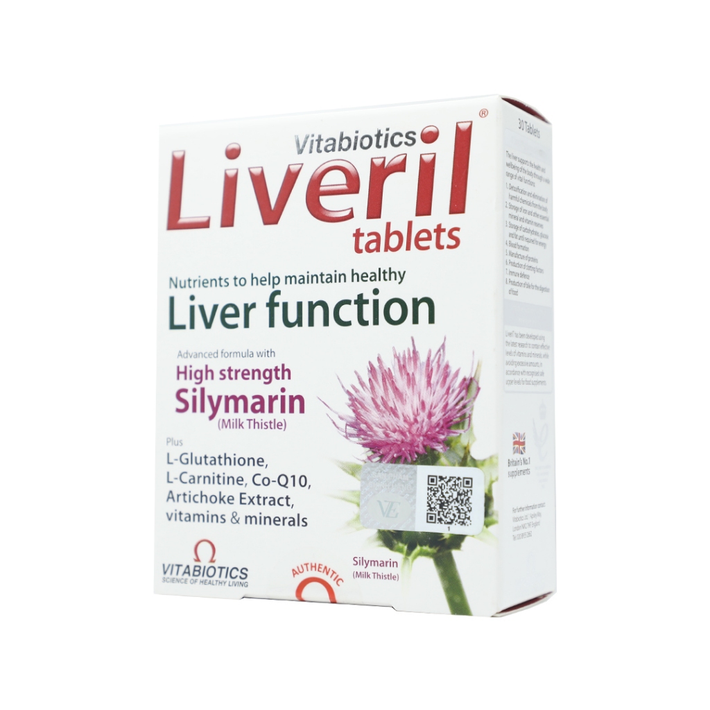 Viên uống Liveril Vitabiotics hỗ trợ tăng cường chức năng gan, tăng sức ...