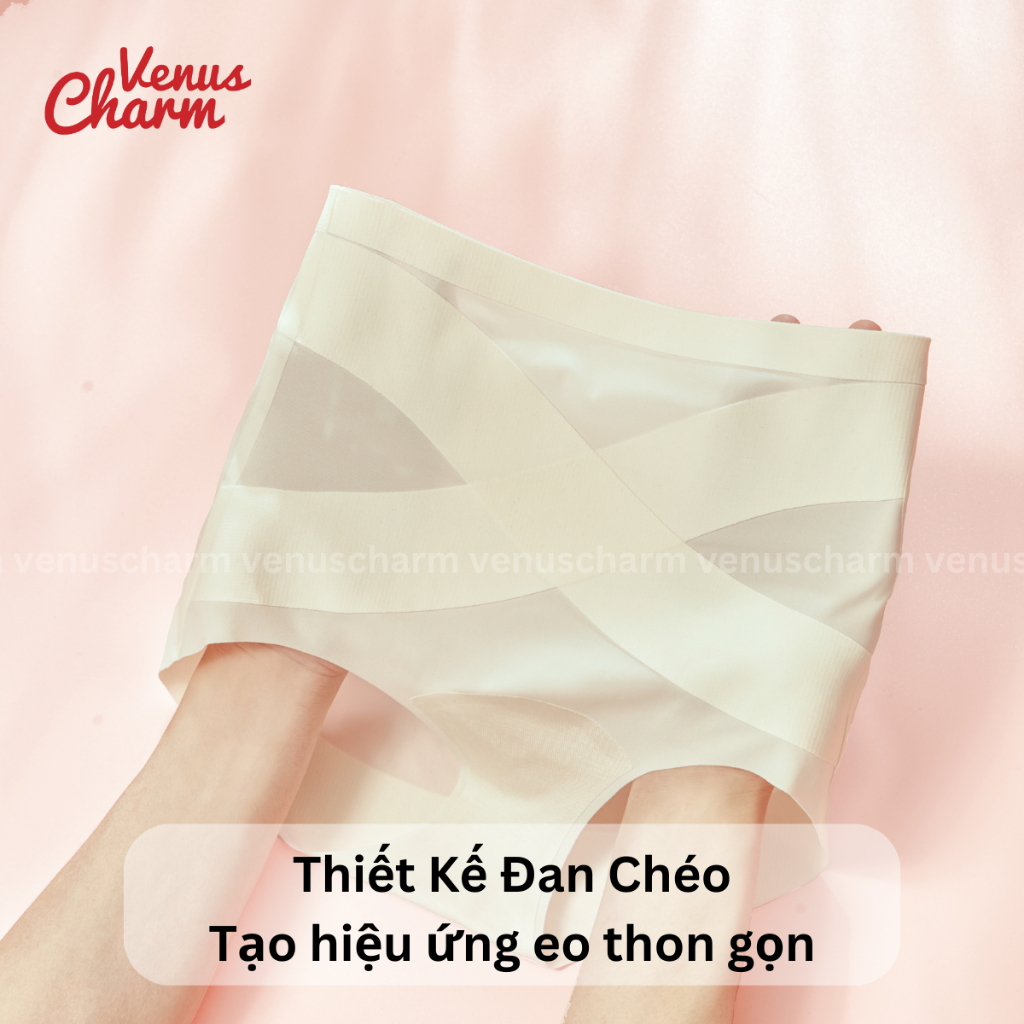 Ảnh Quần lót cạp cao gen bụng không viền định hình vòng eo Venus Charm N8499 2