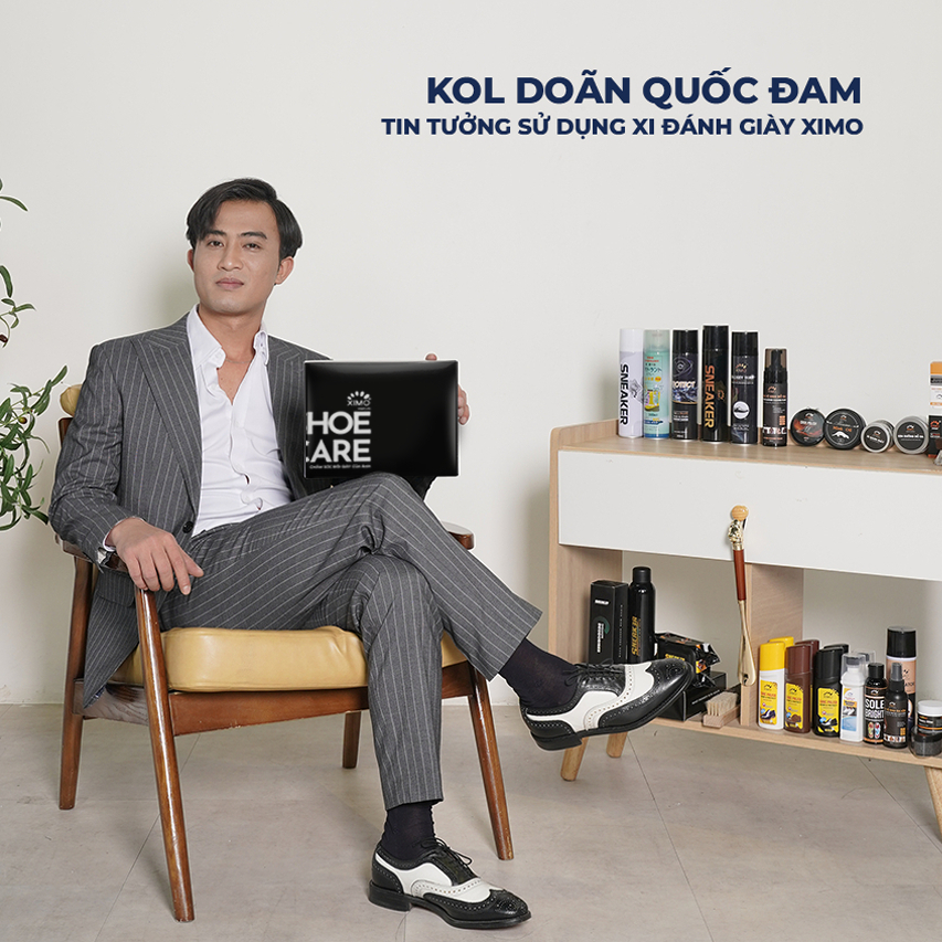 Ảnh Xi đánh giày XIMO Shoe Polish dạng sáp giúp đánh bóng, bổ sung màu cho giày, đồ da XXI08 50ml 2