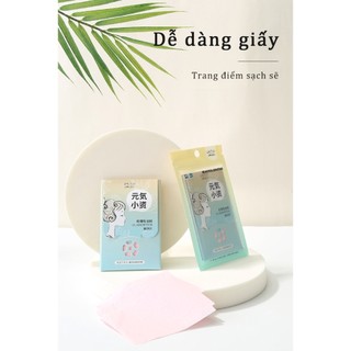 Bộ 80 Tờ Giấy Thấm Dầu Chiết Xuất Hoa Oải Hương & Hoa Hồng Hương Thơm Tự Nhiên Làm Sạch Da Mặt - LMLTOP