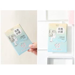 Bộ 80 Tờ Giấy Thấm Dầu Chiết Xuất Hoa Oải Hương & Hoa Hồng Hương Thơm Tự Nhiên Làm Sạch Da Mặt - LMLTOP