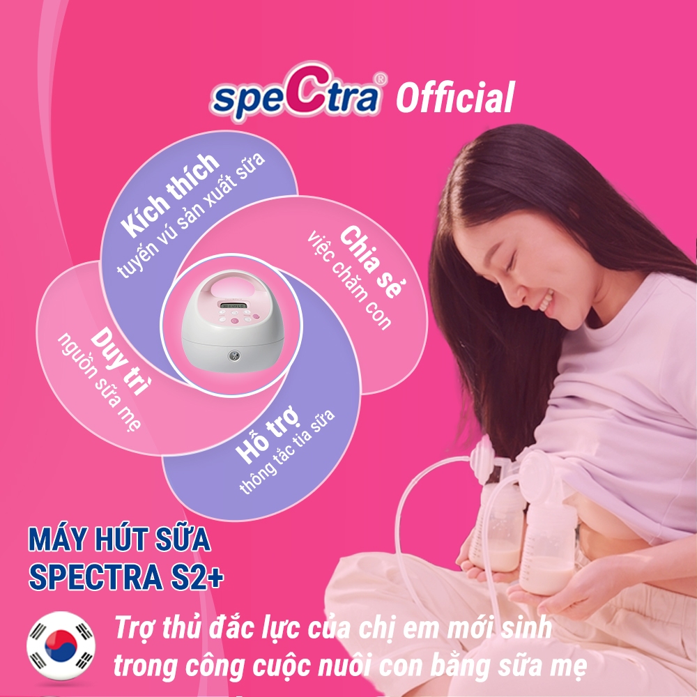Ảnh Máy Hút Sữa Điện Đôi Spectra S2 Plus Chính Hãng (Bảo Hành 24 tháng) 4