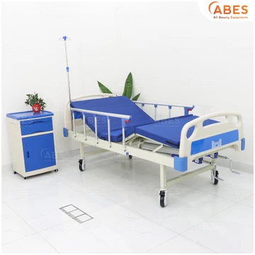 Giường bệnh nhân 2 tay quay, giường bệnh nhân DL-SY-01, giường y tế, giường bệnh người già