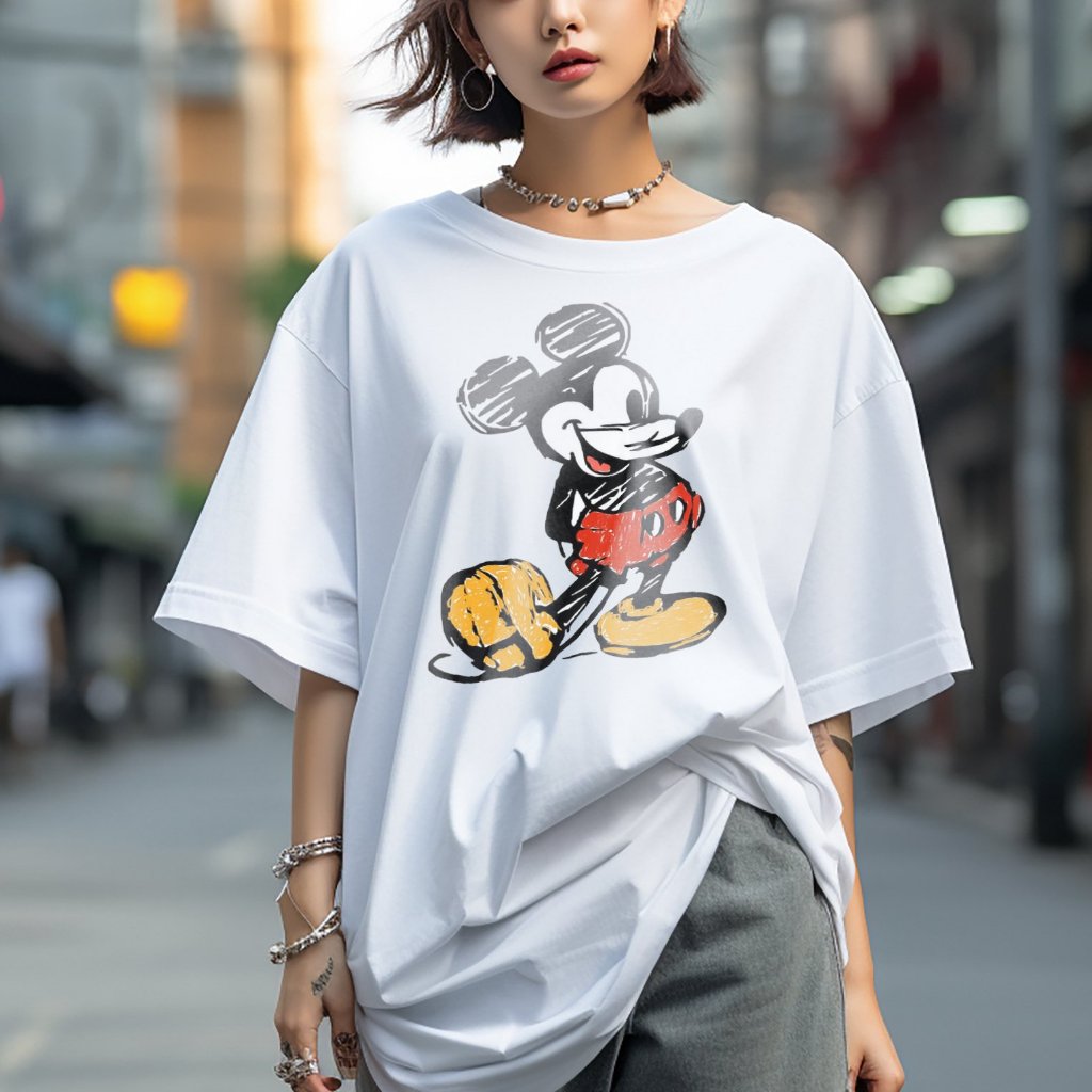 Áo thun họa tiết Mickey  AT- MKXL2