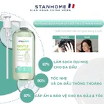 Dầu gội giảm ngứa, giảm kích ứng không xà phòng cho da đầu nhạy cảm Stanhome Gentle Shampoo 740ml — ảnh 3